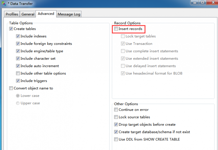 Mysql實例Navicat for MySQL導(dǎo)出表結(jié)構(gòu)腳本的簡單方法