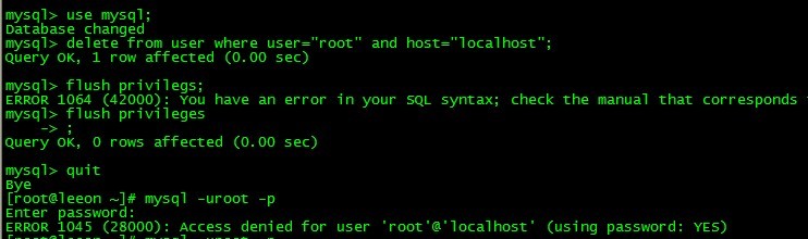 Mysql應用MySQL密碼正確卻無法本地登錄的解決方法