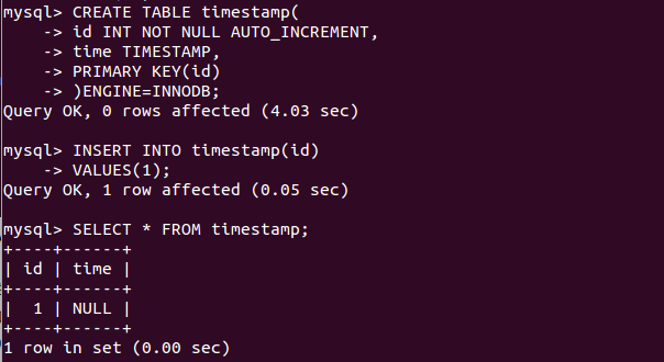 Mysql實例MySQL 5.6 中 TIMESTAMP 的變化分析