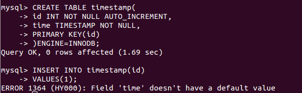 Mysql實例MySQL 5.6 中 TIMESTAMP 的變化分析