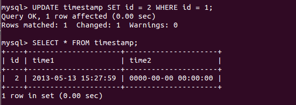 Mysql實例MySQL 5.6 中 TIMESTAMP 的變化分析