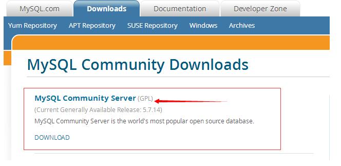 MYSQL教程mysql 5.7.14 下載安裝配置方法圖文教程