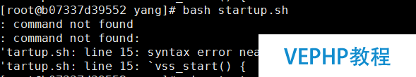 LINUX實戰：syntax error near unexpected token 腳本報錯誤解決