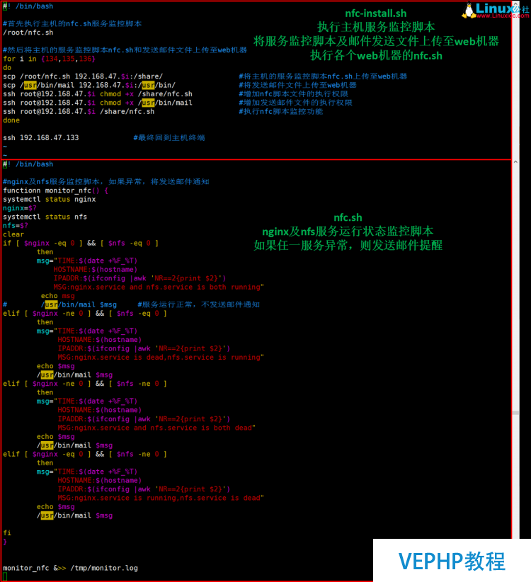 LINUX學(xué)習(xí)：Linux基礎(chǔ)之-利用shell腳本實(shí)現(xiàn)自動(dòng)監(jiān)控系統(tǒng)服務(wù)