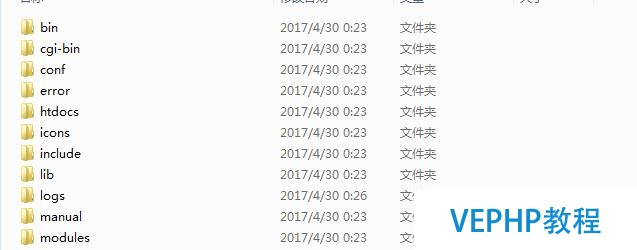 Apache服務(wù)器相關(guān)目錄