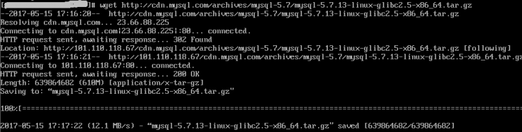 MYSQL教程VMWare linux mysql 5.7.13安裝配置教程