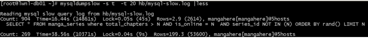 Mysql學(xué)習(xí)mysqldumpslow用法示例(慢查詢)