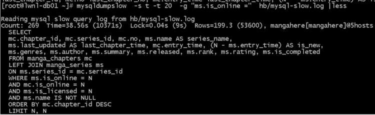 Mysql學(xué)習(xí)mysqldumpslow用法示例(慢查詢)