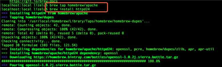 MYSQL數據庫macOS Sierra安裝Apache2.4+PHP7.0+MySQL5.7.16