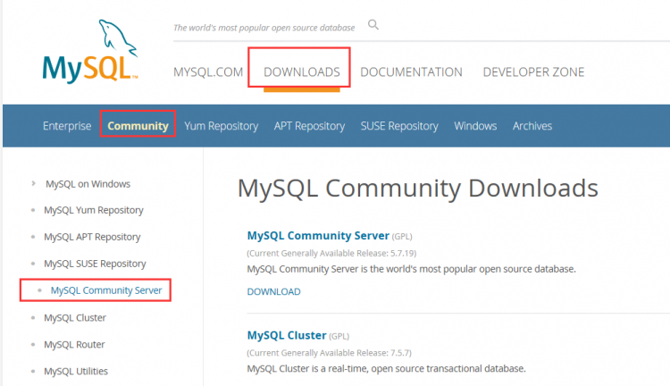 Mysql入門(mén)Linux下Centos7安裝Mysql5.7.19的詳細(xì)教程