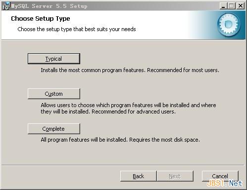 Mysql應用Windows下安裝MySQL5.5.19圖文教程