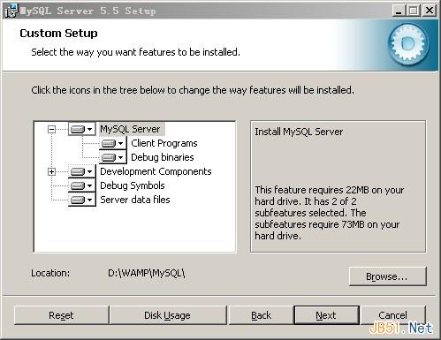 Mysql應用Windows下安裝MySQL5.5.19圖文教程