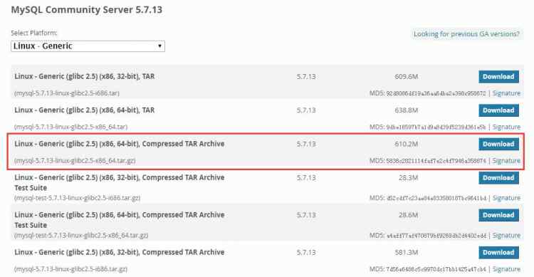 Mysql必讀最全的mysql 5.7.13 安裝配置方法圖文教程(linux) 強(qiáng)烈推薦!