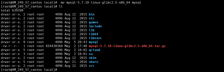 Mysql入門Linux下MySQL5.7.18二進制包安裝教程（無默認配置文件my_default.cnf）