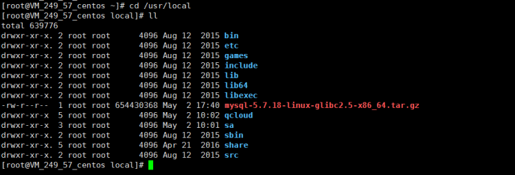 Mysql入門Linux下MySQL5.7.18二進制包安裝教程（無默認配置文件my_default.cnf）