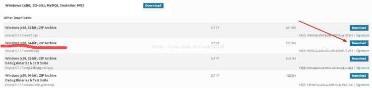 Mysql入門mysql 5.7.17 winx64安裝配置教程