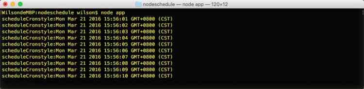 node.js定時(shí)器node-schedule模塊