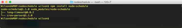 node.js定時(shí)器node-schedule模塊
